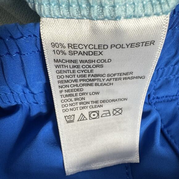 Tommy Bahama Men's Large Swim Trunks Blue - Picture 9 of 11